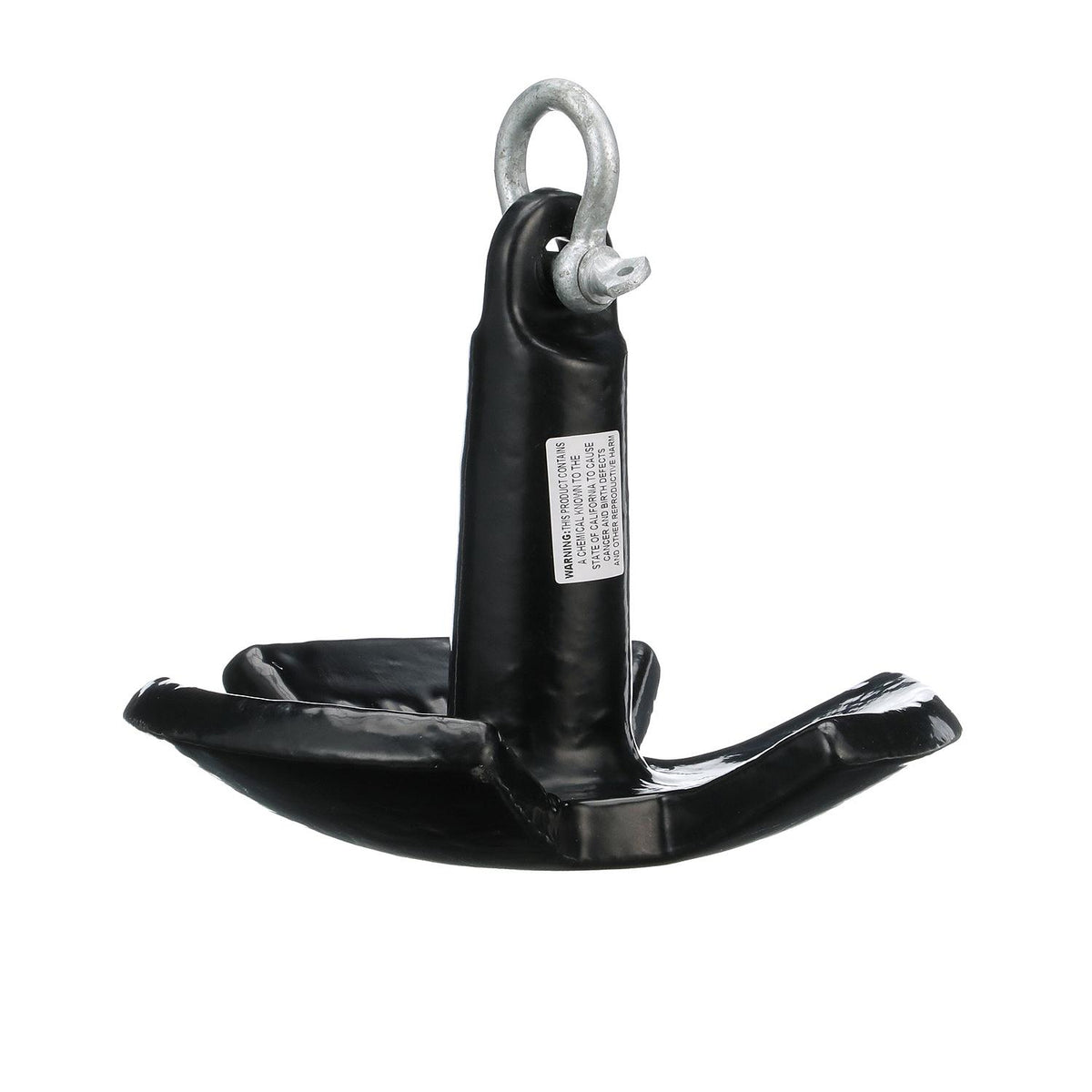 Black Vinyl Coated River Anchor, 12 lbs