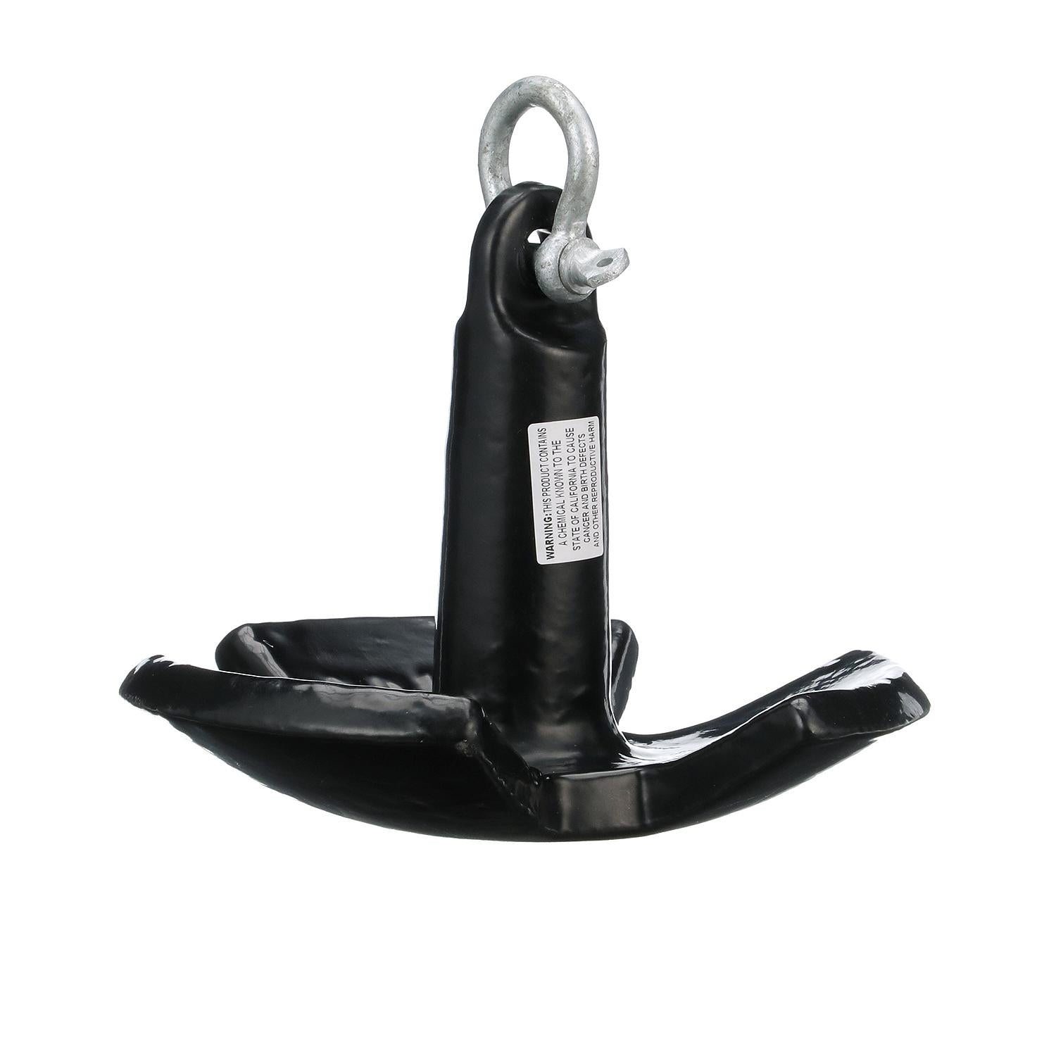 Black Vinyl Coated River Anchor, 12 lbs
