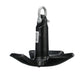 Black Vinyl Coated River Anchor, 12 lbs