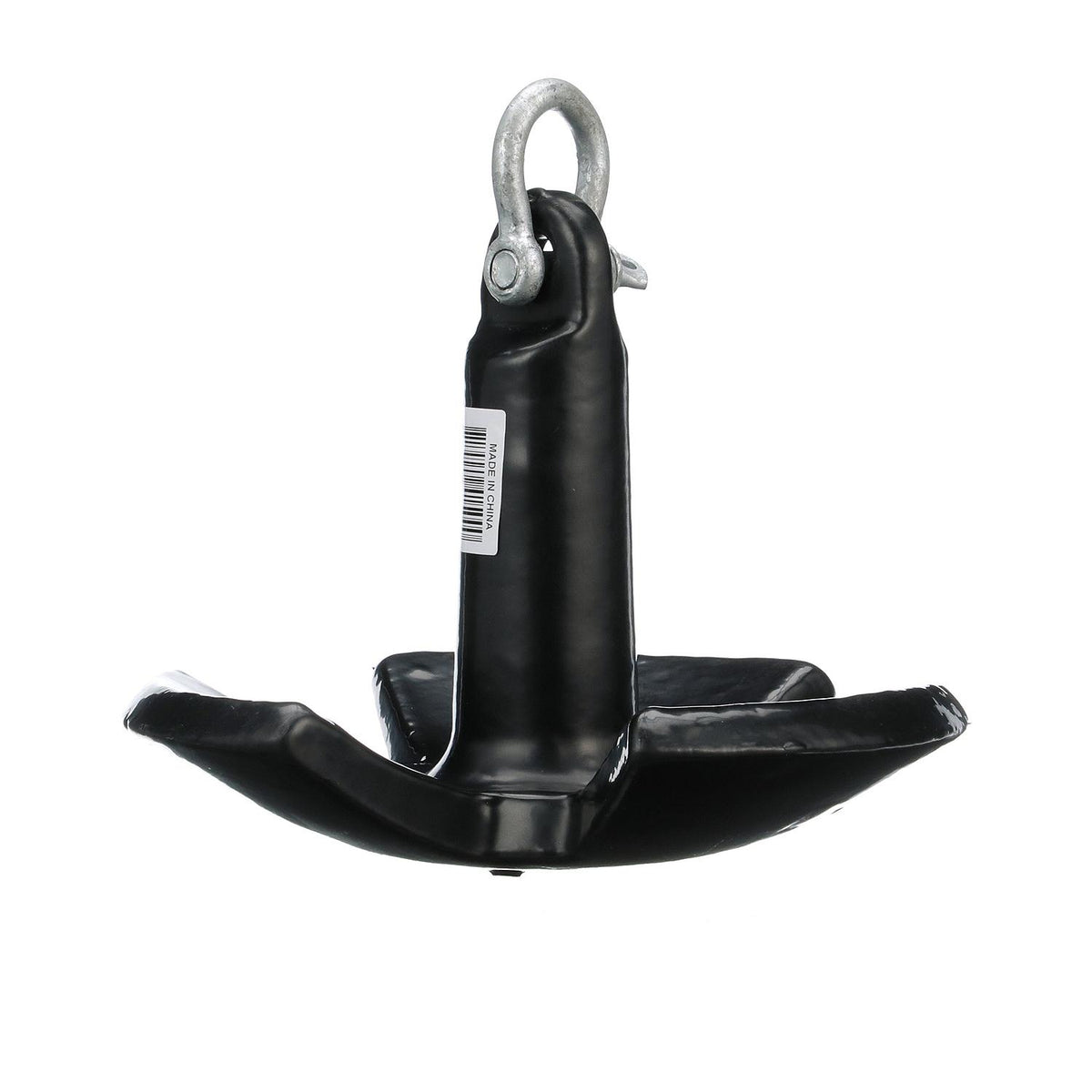 Black Vinyl Coated River Anchor, 12 lbs