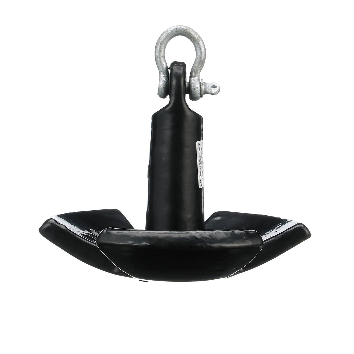 Black Vinyl Coated River Anchor, 12 lbs