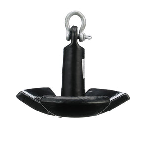 Black Vinyl Coated River Anchor, 12 lbs