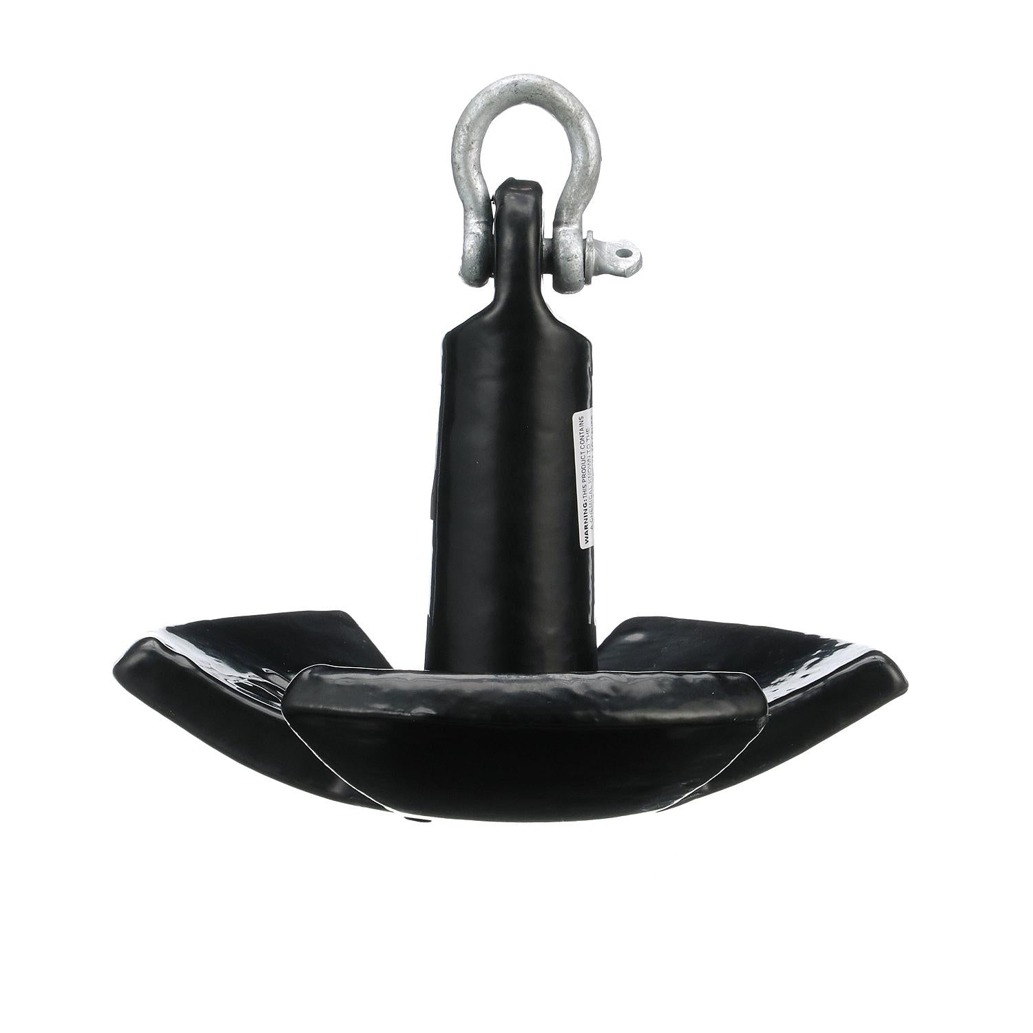 Black Vinyl Coated River Anchor, 12 lbs