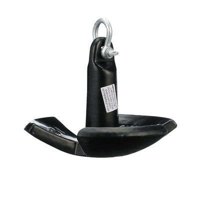 Black Vinyl Coated River Anchor, 15 lbs