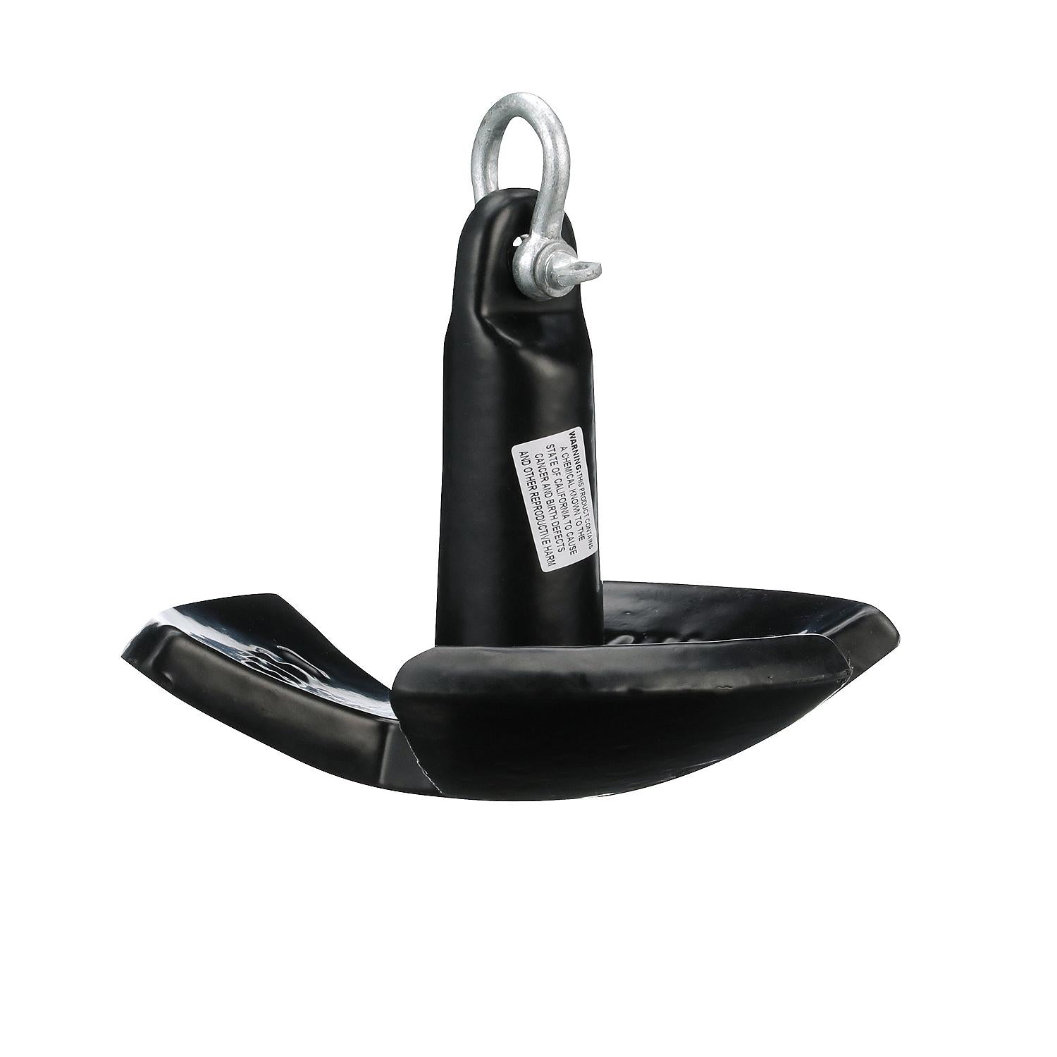 Black Vinyl Coated River Anchor, 15 lbs