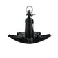 Black Vinyl Coated River Anchor, 15 lbs