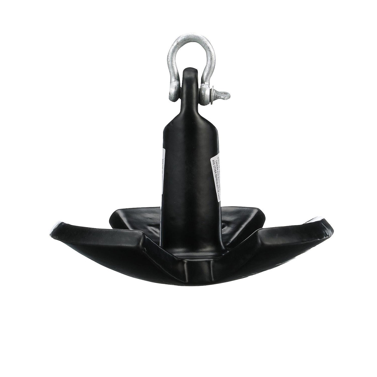 Black Vinyl Coated River Anchor, 15 lbs