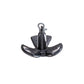 Black Vinyl Coated River Anchor, 20 lbs