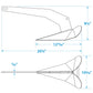 Hot Dipped Galvanized Plow Anchor, 14 lbs