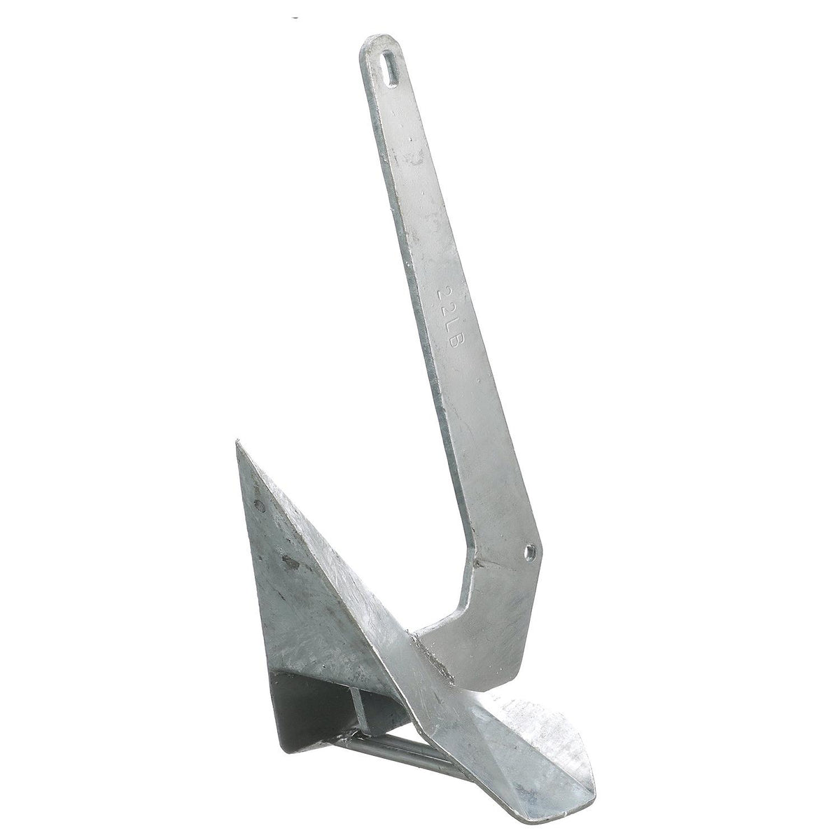 Hot Dipped Galvanized Plow Anchor, 22 lbs