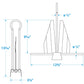 Slip Ring Utility Anchor, Galvanized, 7E