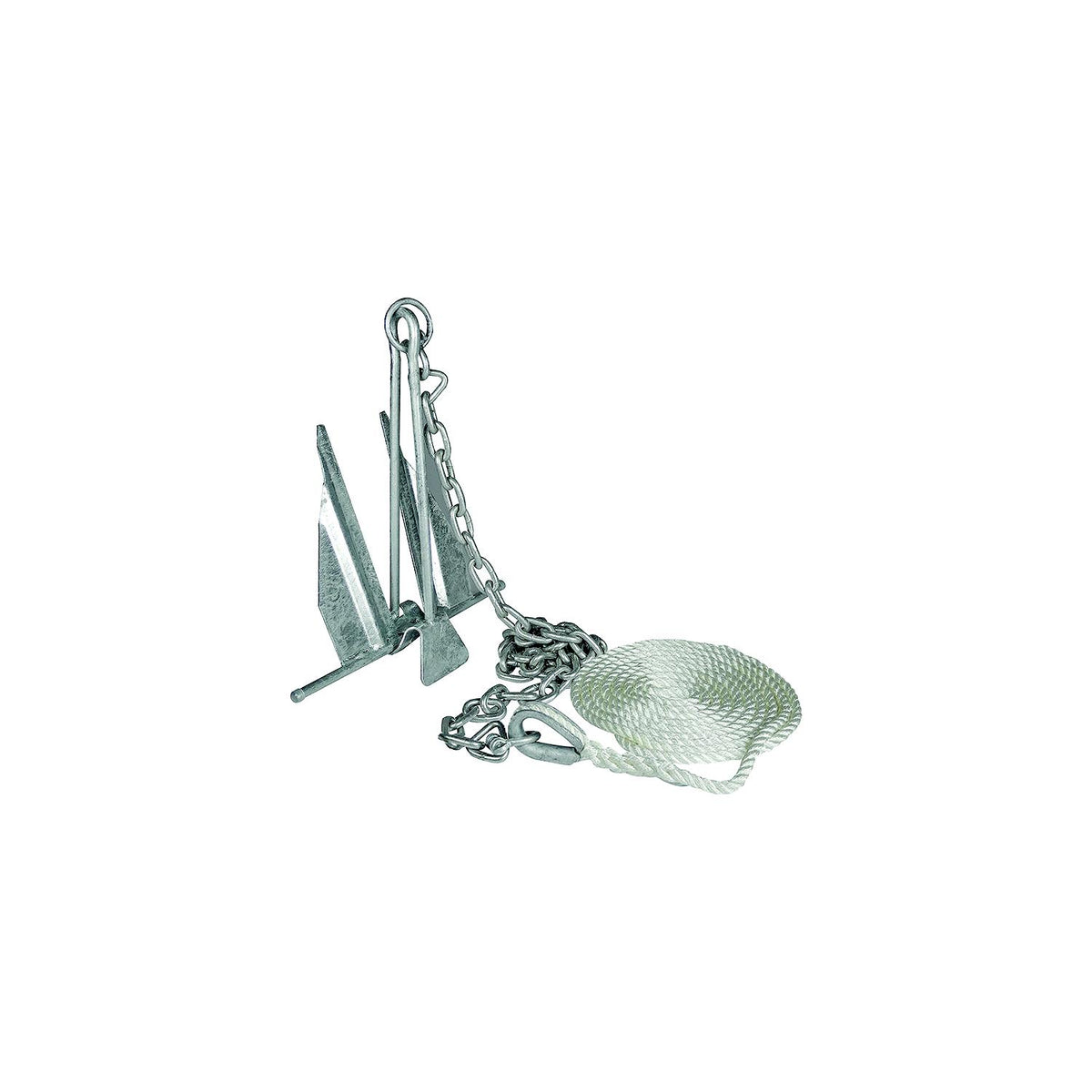Utility Anchor Kit, Galvanized for Boats 20-24ft