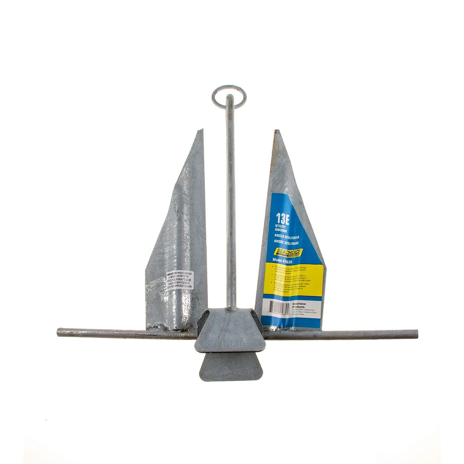 Slip Ring Utility Anchor, Galvanized, 13E