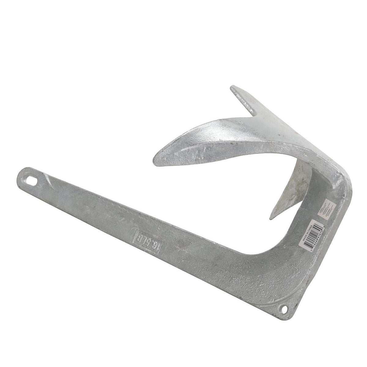 Hot Dipped Galvanized Claw Anchor, 16.5 lbs