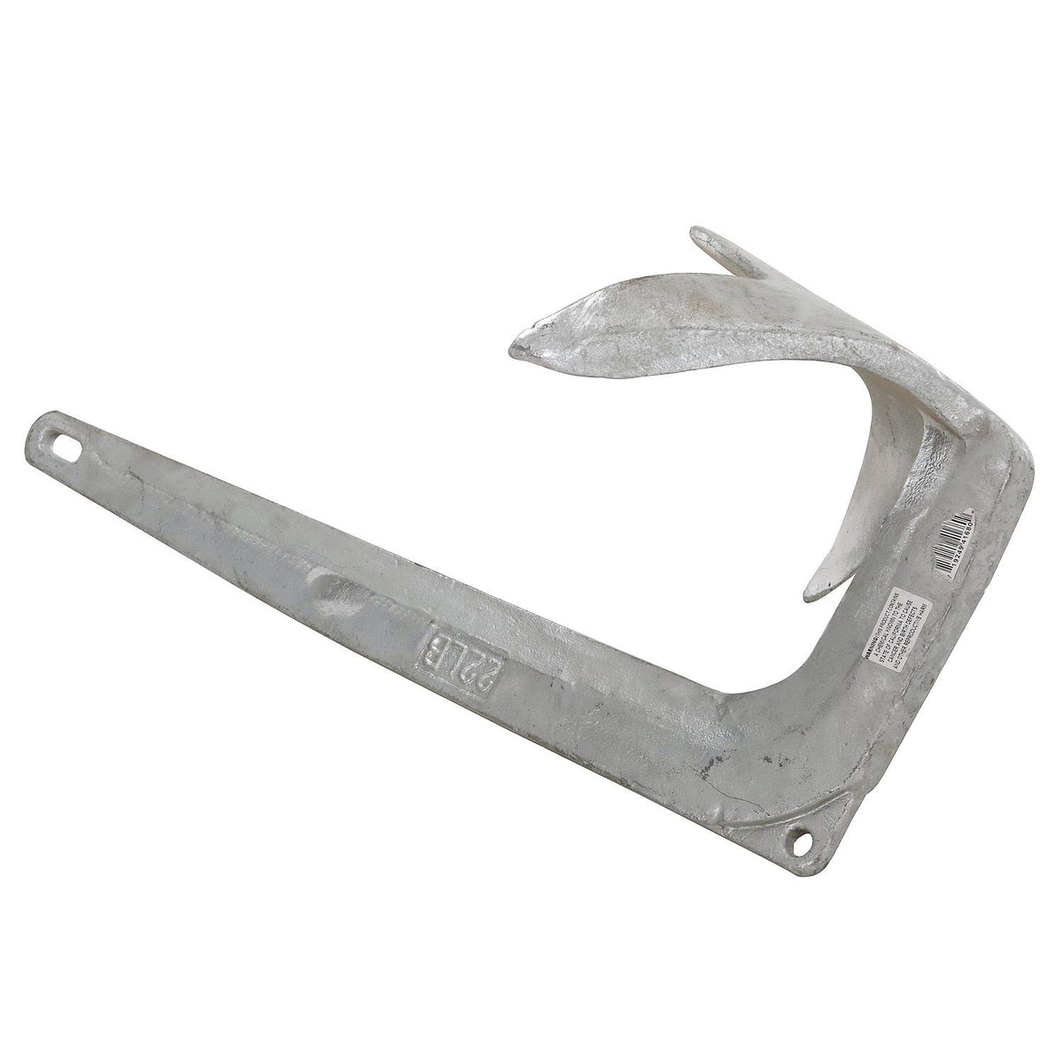 Claw Anchor, Hot Dipped Galvanized, 22 lbs