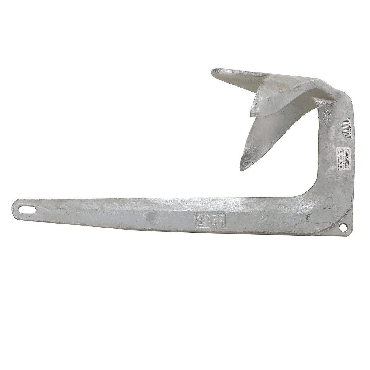 Claw Anchor, Hot Dipped Galvanized, 22 lbs