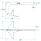 Claw Anchor, Hot Dipped Galvanized, 22 lbs