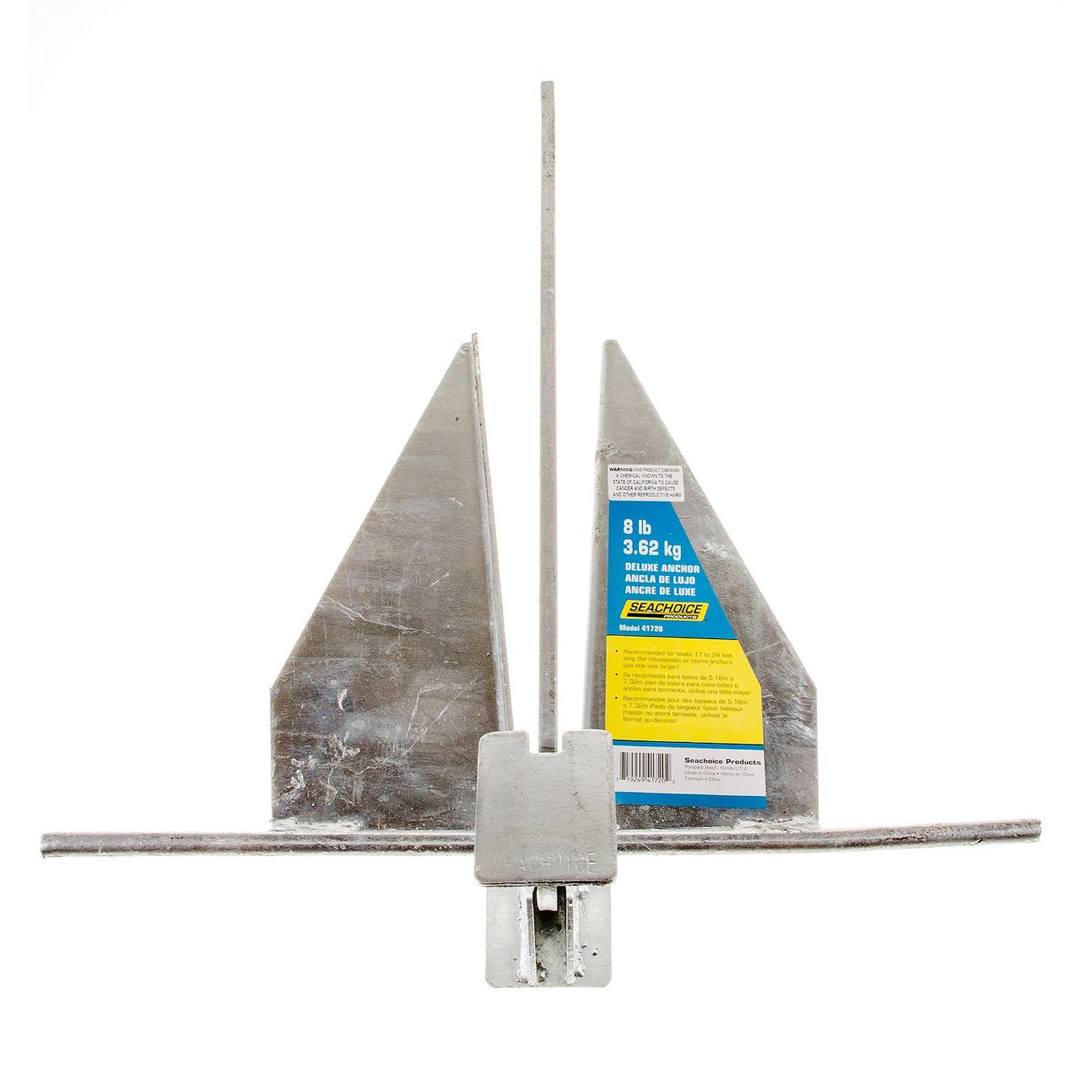 Deluxe Galavanized Anchor, Size 8S