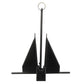 PVC Coated Utility Anchor, 8lbs, Black