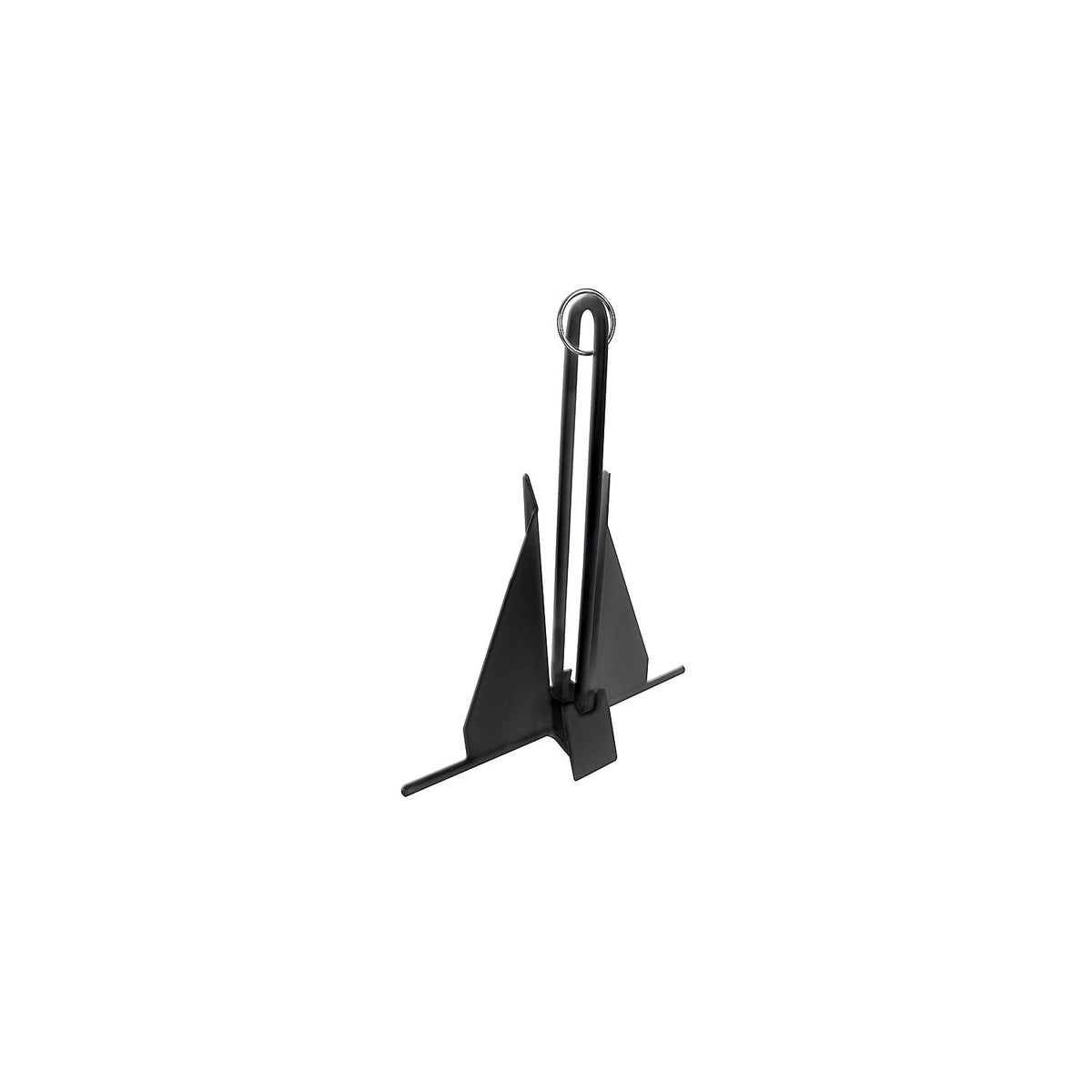 PVC Coated Utility Anchor, 8lbs, Black