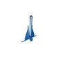 PVC Coated Utility Anchor, 8lbs, Blue