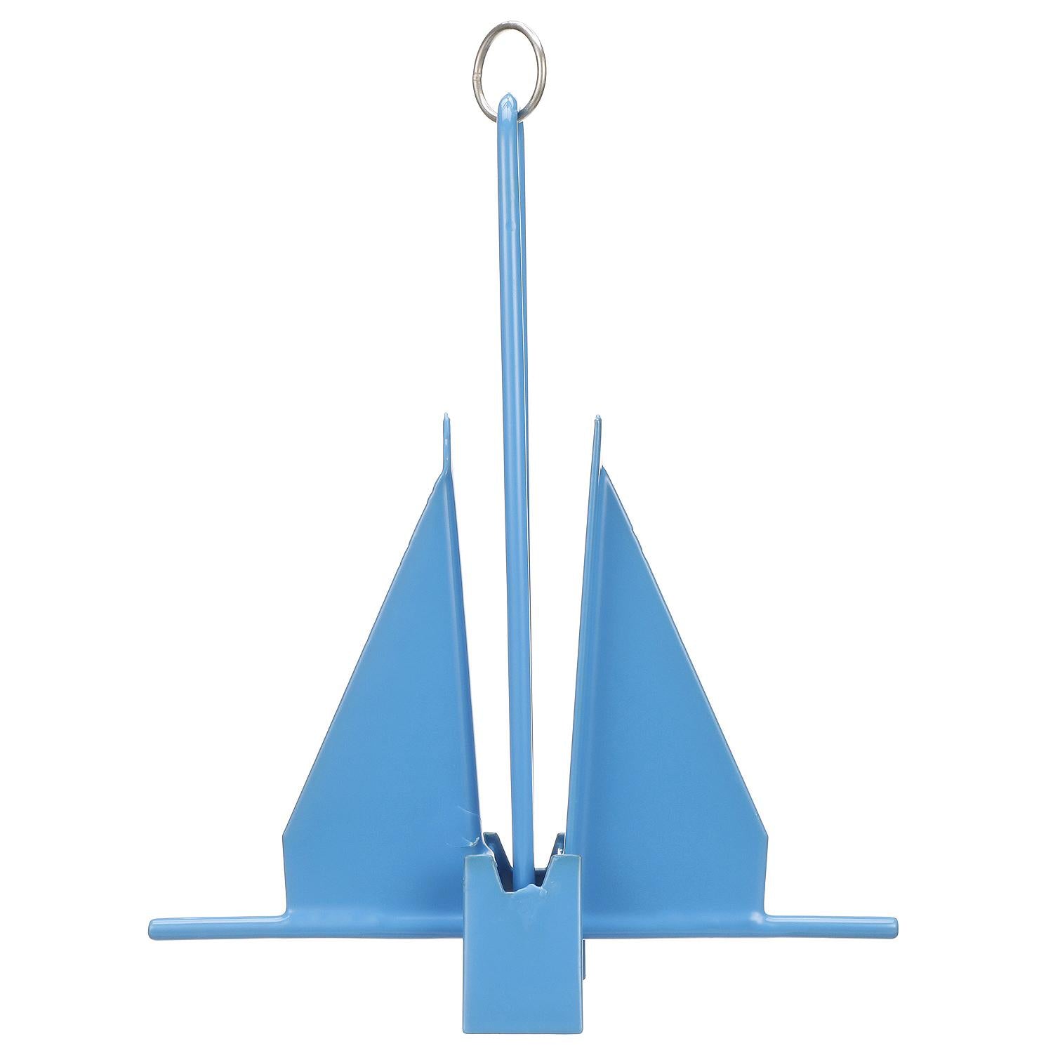 PVC Coated Utility Anchor, 8lbs, Blue