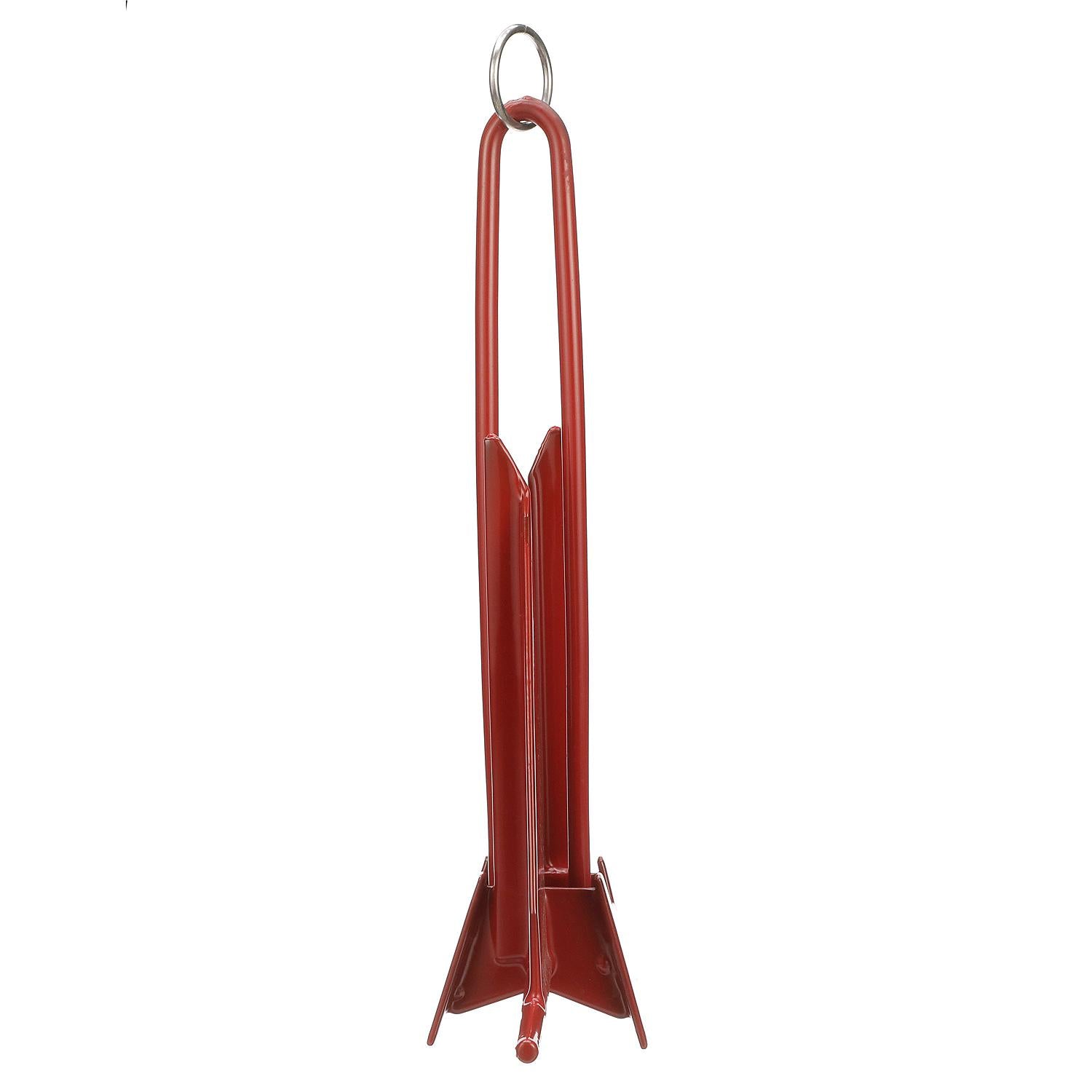 PVC Coated Utility Anchor, 8lbs, Red