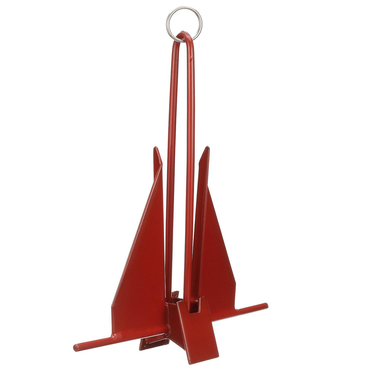 PVC Coated Utility Anchor, 8lbs, Red