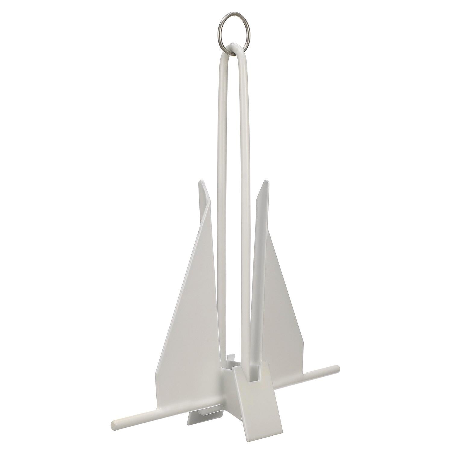 PVC Coated Utility Anchor, 8lbs, White