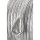 Double Braid Nylon Anchor Line, White, 3/8in x 100ft