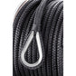 Double Braid Nylon Anchor Line, Black, 3/8in x 100ft