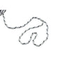 Double Braided 100% MFP Dock Line 3/8in x 15ft White w/Black Tracer