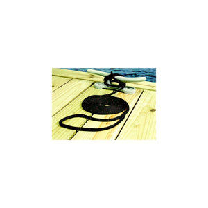 Double Braided 100% MFP Dock Line 3/8in x 15ft Burgundy w/Black Tracer