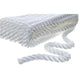 3-Strand Twisted Nylon Dock Line, 3/8in x 20ft, White
