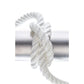 3-Strand Twisted Nylon Dock Line, 3/8in x 20ft, White