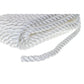 3-Strand Twisted Nylon Dock Line, 3/8in x 25ft, White