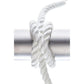3-Strand Twisted Nylon Dock Line, 3/8in x 25ft, White