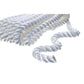 3-Strand Twisted Nylon Dock Line, 1/2in x 15ft, White