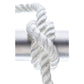 3-Strand Twisted Nylon Dock Line, 1/2in x 20ft, White