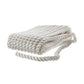 3-Strand Twisted Nylon Dock Line, White, 3/4in x 50ft