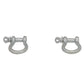 Galvanized Anchor Shackle, 1/4in, 2/PK