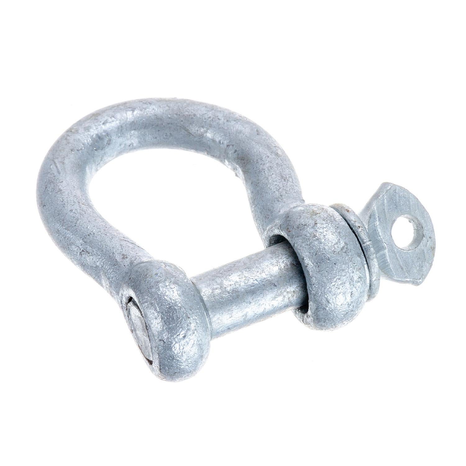 Galvanized Anchor Shackle, 3/8in, 2/PK