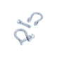 Galvanized Anchor Shackle, 3/8in, 2/PK