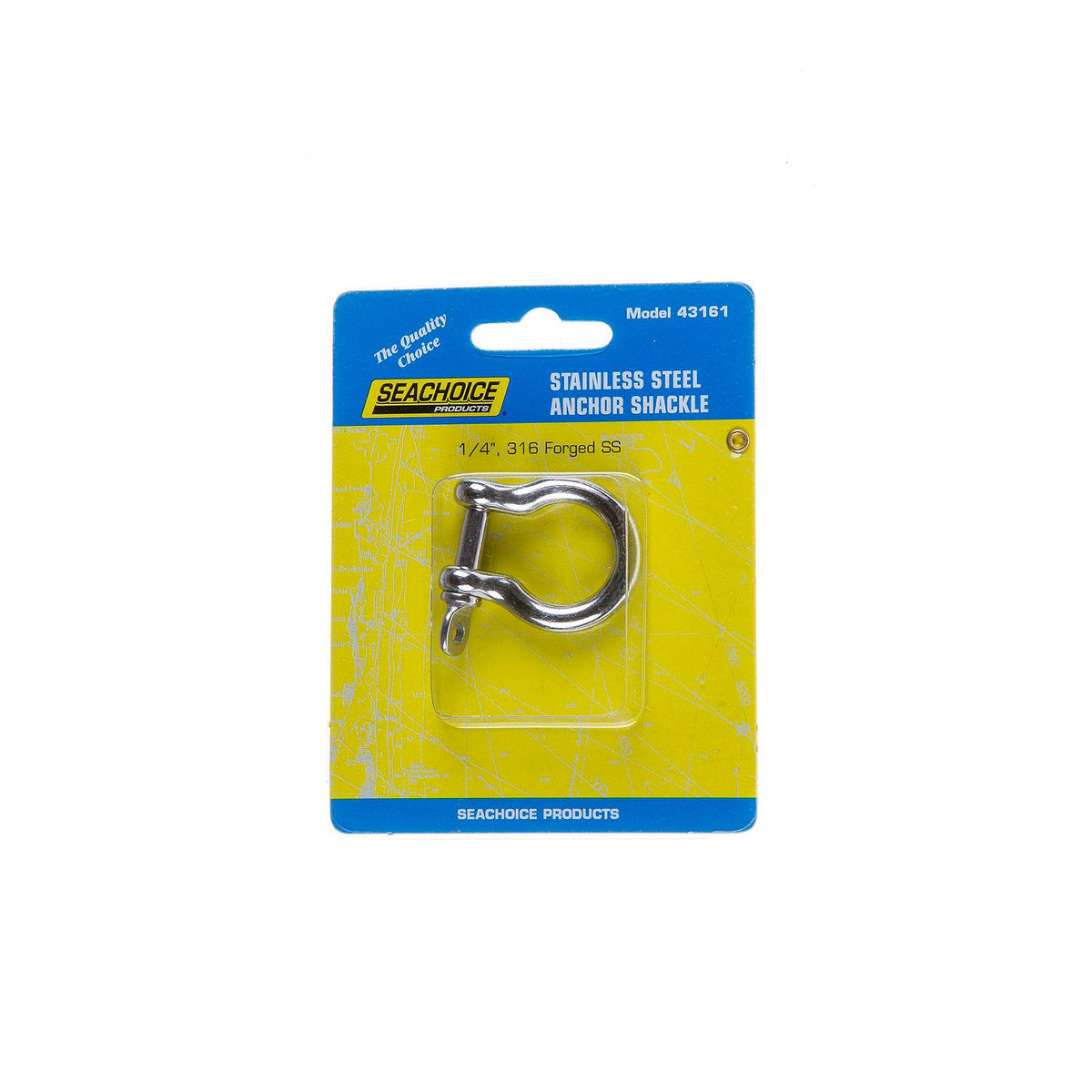 Stainless Steel Anchor Shackle, 1/4in