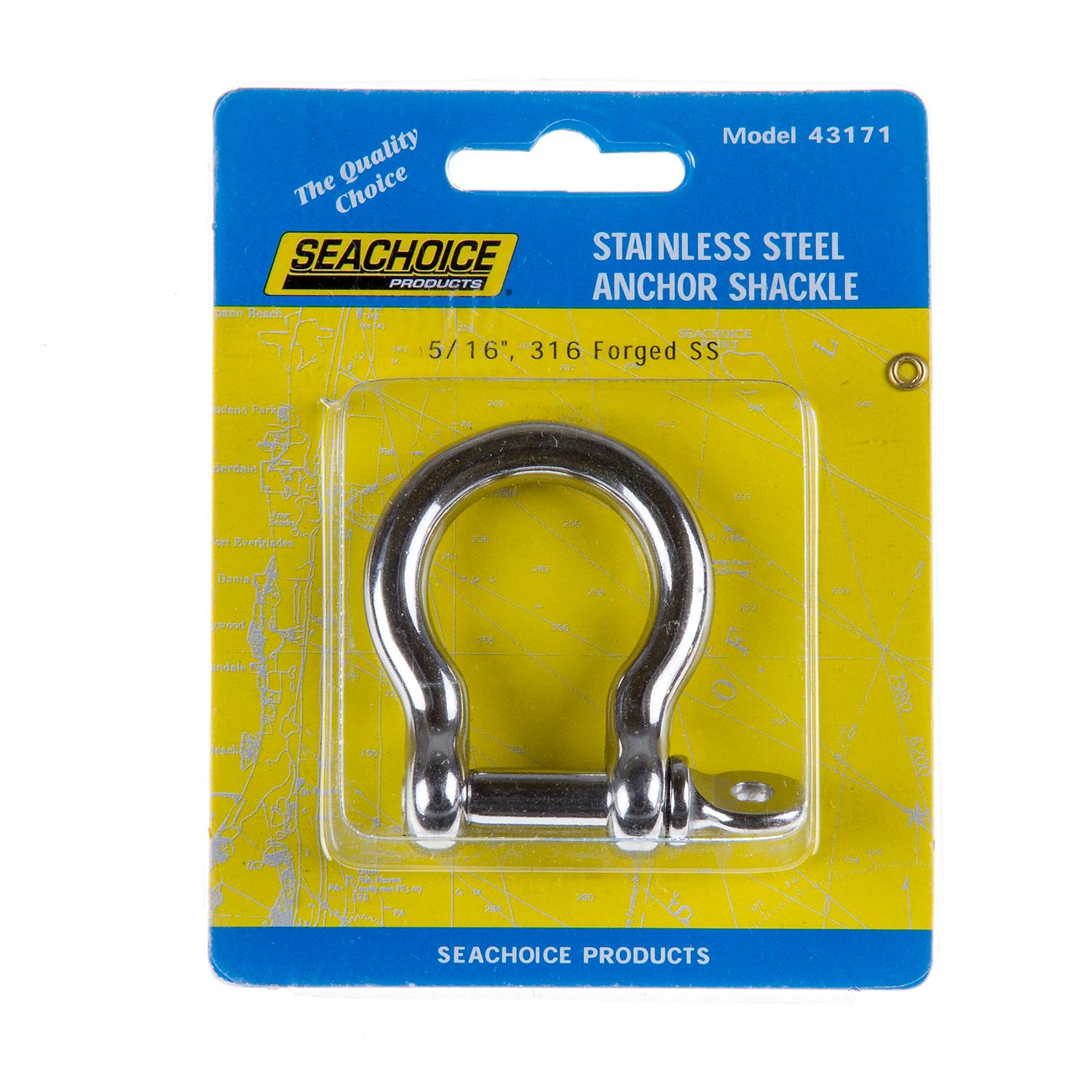 Stainless Steel Anchor Shackle, 5/16in