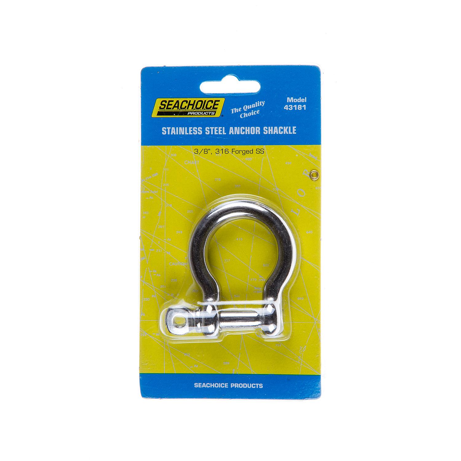 Stainless Steel Anchor Shackle, 3/8in