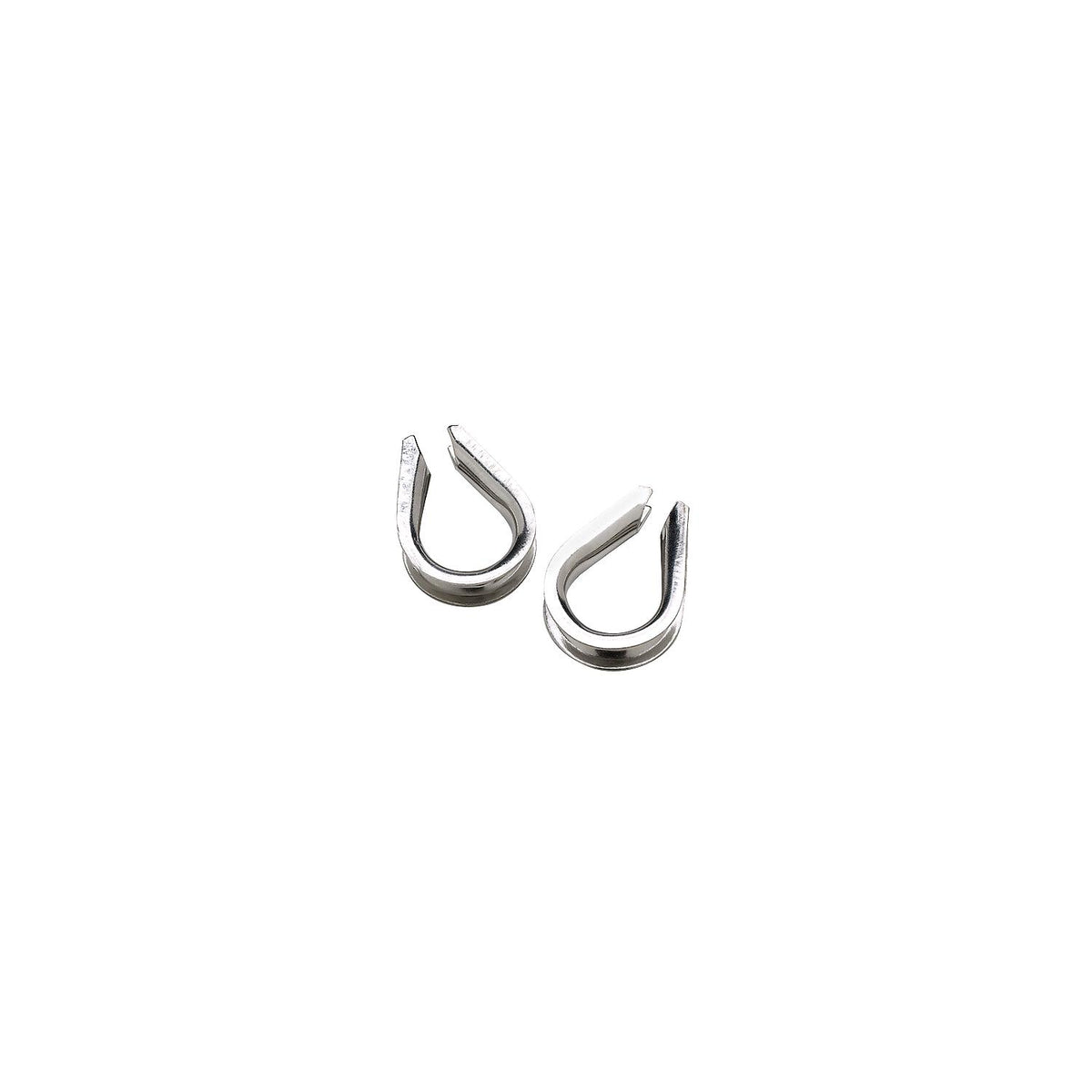 Stainless Steel Wire Rope Thimble, 1/2in, 2/PK