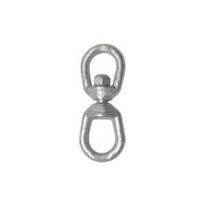 Eye & Eye Swivel, Hot Dip Galvanized, 3/4in