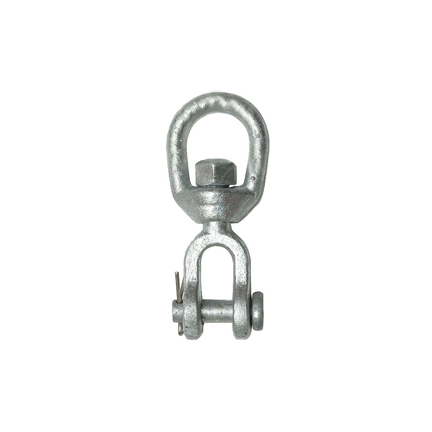 Jaw & Eye Swivel, Hot Dip Galvanized, 1/4in