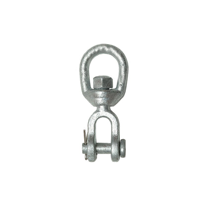 Jaw & Eye Swivel, Hot Dip Galvanized, 1/4in